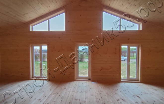 4 Каркасно-щитовой 13х10м, 130 М², Тверская область, Конаковский район, КП Экопарк Завидово. (1)